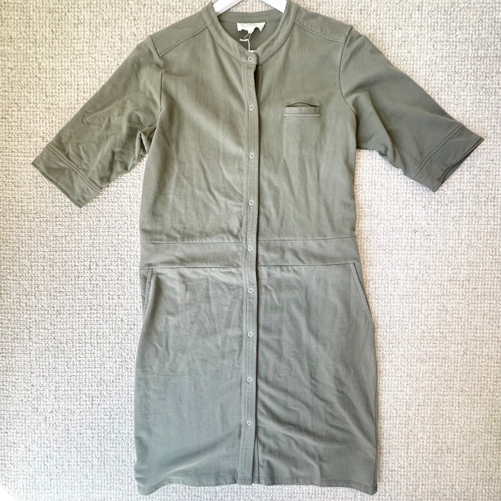 Synergy Organic Cotton Snap Dress NWT